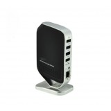 4-port USB network print server / multi-function sharing