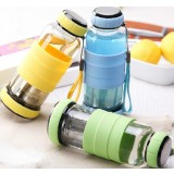 400 ~ 480ml portable strap glass cup