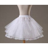 40cm white boneless ballet skirt pannier