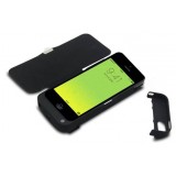 4200 mA color clip battery with leather case for iphone 5 / 5s / 5c