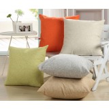 45 ~ 55cm solid color linen pillow cover