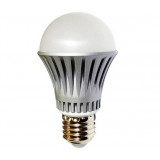 4.8W Silver + White Dimmable E27 LED ball bulbs