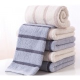 4pcs 70 * 34cm Striped cotton towels