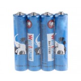 4pcs AAA carbon batteries