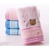 4pcs cartoon bear cotton towels