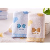 4pcs I love you cotton towels