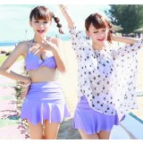 4pcs skirt style bikini swimwear