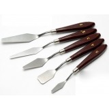 5pcs stainless steel oil painting scraper