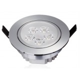 5W / 7W Silver Ceiling 5 LED Spot Light