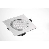 5W / 7W Silver Square Ceiling COB LED Spot Light