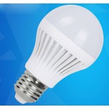 5W E27 pc shade LED ball light bulb