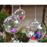 6-10cm transparent hollow Christmas Balls