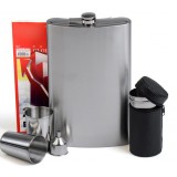64oz large capacity stainless steel flagon