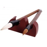 6.5 * 3 * 2cm wooden paintbrush holder