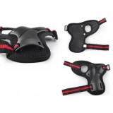 6pcs Black Multipurpose skateboard protective gears