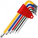 6pcs colorful hexagonal wrench set