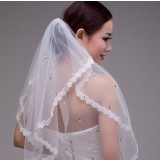 72cm lace bridal veil