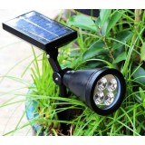 750 mA Black Solar Led Garden Floodlight