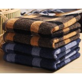 78 * 35cm Plaid cotton towel