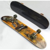 78cm PU wheels double warping skateboard