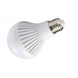 7W E27 glass shade LED ball light bulb