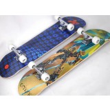 80cm ABS wheels double warping skateboard