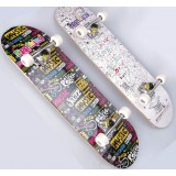 80cm ABS wheels double warping skateboard