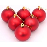 8cm matte plating Christmas ball