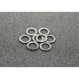 8pcs black skateboard truck metal gasket