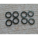 8pcs black skateboard truck metal washer