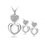 925 sterling silver cat's eye jewelry sets