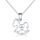 925 sterling silver fashion pony pendant