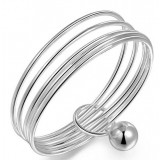 925 sterling silver lucky bead bracelet