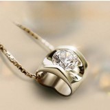 925 sterling silver zircon eternal love woman pendant