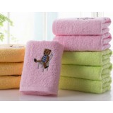 9pcs 50 * 26cm cartoon bear cotton small towel