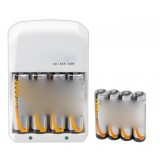 AA / AAA Rechargeable Battery + Charger Kit