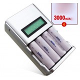 AA Rechargeable Battery + Charger Kit