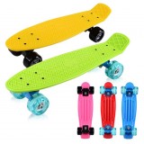 ABS + Aluminum + PU four wheels skateboard