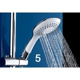 ABS multi-layer plating handheld shower head