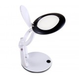 Acrylic Desktop 3LEDs 10X Mini Magnifier