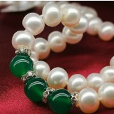 Agate Natural freshwater pearl necklace
