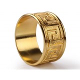 Alloy gold plated napkins ring