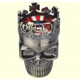 Alloy skull tobacco grinder