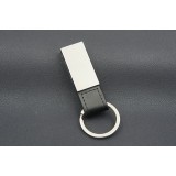 Aluminum alloy + leather keychain