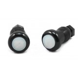 Aluminum bicycle handlebar plug turn lights