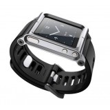 Aluminum + Silicone watch band for iPod NANO 6