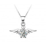 Angel Heart Pendant in Sterling Silver