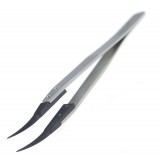 Anti-static bent nose tweezers