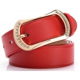 Authentic First layer cowhide leather women belt