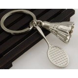 Badminton Alloy Keychain